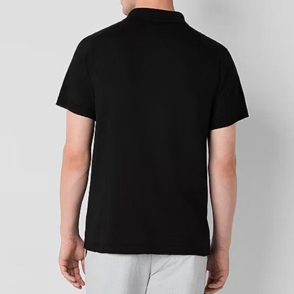 J. Ferrar Men's Short Sleeve Pullover Sweater Black Size L - Picture 5 of 6